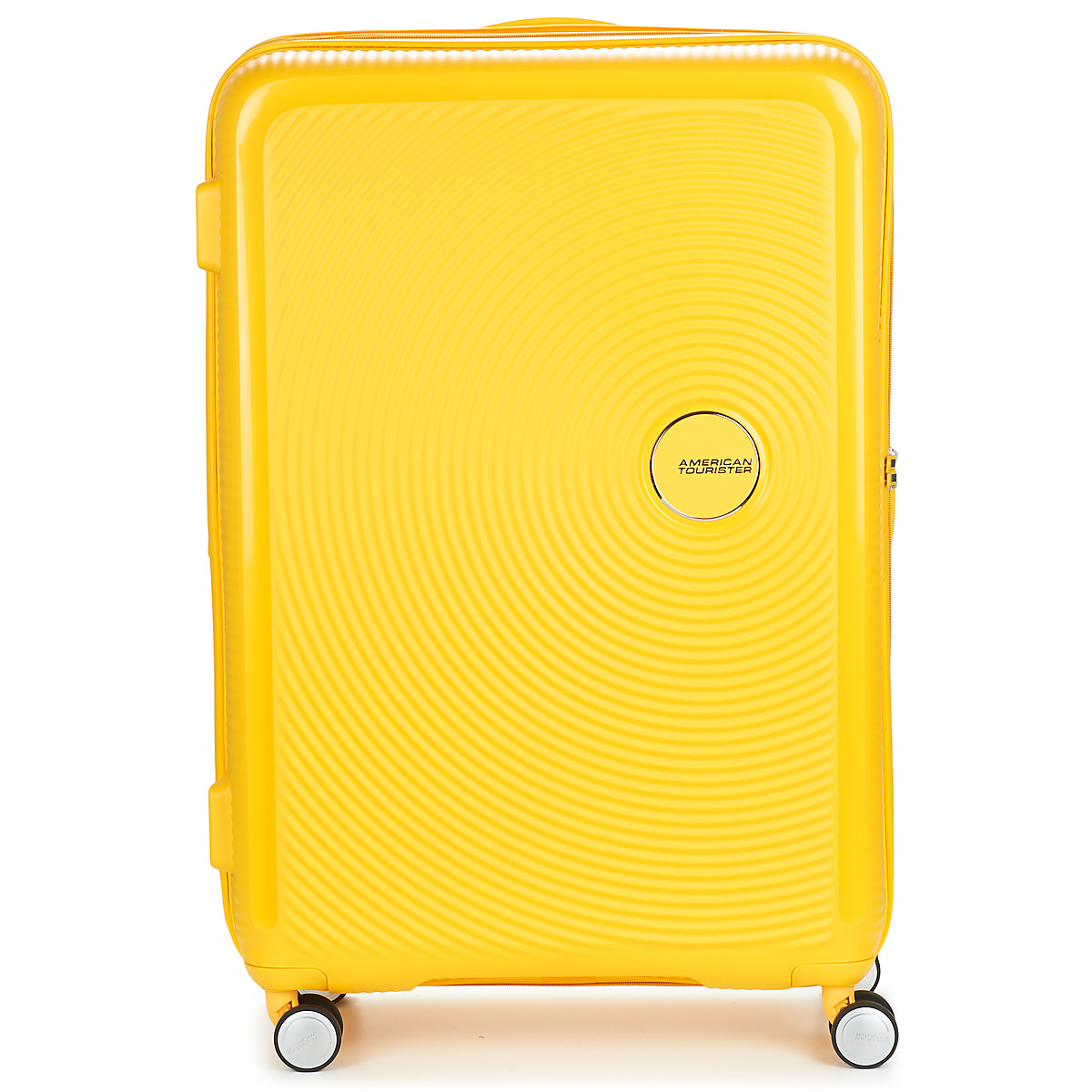 包 硬壳行李箱 American Tourister SOUNDBOX SPINNER 77/28 TSA EXP 黄色
