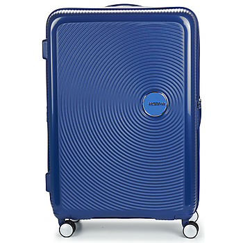 包 硬壳行李箱 American Tourister SOUNDBOX SPINNER 77/28 TSA EXP 海蓝色