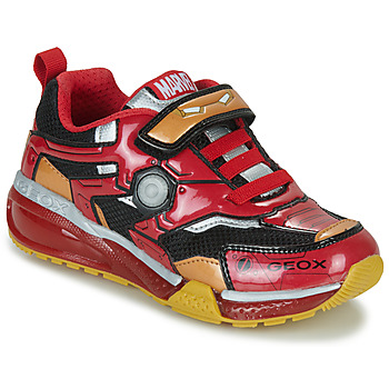 鞋子 男孩 球鞋基本款 Geox 健乐士 J BAYONYC BOY C 红色 / 黑色