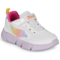鞋子 女孩 球鞋基本款 Geox 健乐士 J ARIL GIRL D 白色 / 玫瑰色