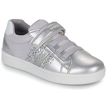 鞋子 女孩 球鞋基本款 Geox 健乐士 J DJROCK GIRL 银灰色