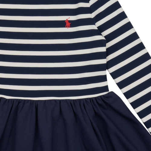 Polo Ralph Lauren LS CN DR-DRESSES-DAY DRESS 海蓝色 / 白色