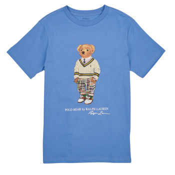 衣服 儿童 短袖体恤 Polo Ralph Lauren SS CN-KNIT SHIRTS 蓝色