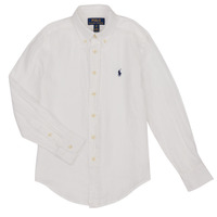 衣服 男孩 长袖衬衫 Polo Ralph Lauren CLBDPPC-SHIRTS-SPORT SHIRT 白色