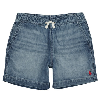 衣服 男孩 短裤&百慕大短裤 Polo Ralph Lauren PREPSTER SHT-SHORTS-FLAT FRONT 蓝色 / Edium