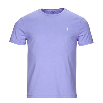 衣服 男士 短袖体恤 Polo Ralph Lauren T-SHIRT AJUSTE EN COTON 蓝色 / 淡紫色 / Lafayette / 蓝色