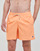 衣服 男士 男士泳裤 Polo Ralph Lauren MAILLOT DE BAIN UNI EN POLYESTER RECYCLE 珊瑚色