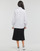 衣服 女士 衬衣/长袖衬衫 KARL LAGERFELD BIB SHIRT W/ MONOGRAM NECKTIE 白色