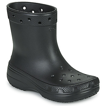 鞋子 女士 雨靴 crocs 卡骆驰 Classic Rain Boot 黑色