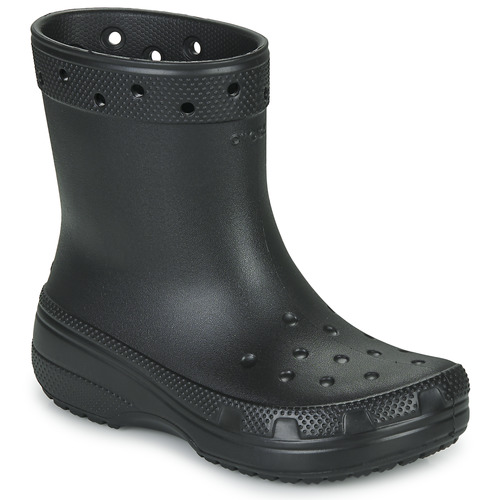 鞋子 雨靴 crocs 卡骆驰 Classic Rain Boot 黑色