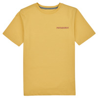衣服 儿童 短袖体恤 Patagonia 巴塔哥尼亚 K's Regenerative Organic Certified Cotton Graphic T-Shirt 黄色