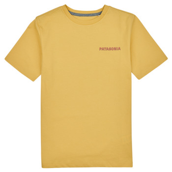 衣服 儿童 短袖体恤 Patagonia 巴塔哥尼亚 K's Regenerative Organic Certified Cotton Graphic T-Shirt 黄色