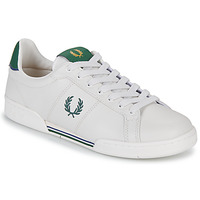 鞋子 男士 球鞋基本款 Fred Perry B722 LEATHER 白色 / 绿色