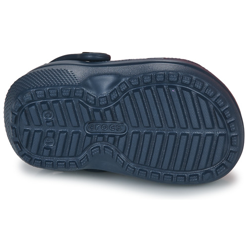 crocs 卡骆驰 Classic Lined Clog T 海蓝色 / 灰色
