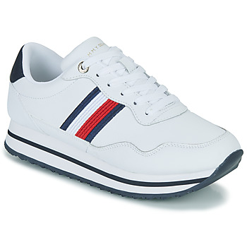 鞋子 女士 球鞋基本款 Tommy Hilfiger ESSENTIAL WEBBING RUNNER 白色