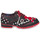 鞋子 女士 德比 Irregular Choice SOCKHOP SWEETIES 黑色 / 红色