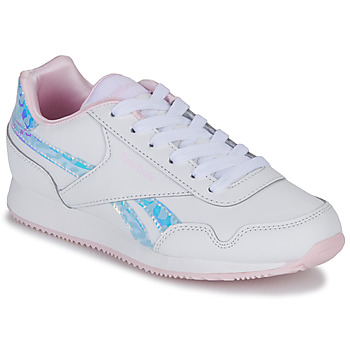 鞋子 女孩 球鞋基本款 Reebok Classic REEBOK ROYAL CL JOG 3.0 白色 /  iridescent 