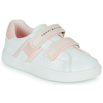 鞋子 女孩 球鞋基本款 Tommy Hilfiger JUICE 白色 / 玫瑰色