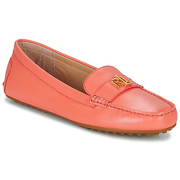 鞋子 女士 皮便鞋 Lauren Ralph Lauren BARNSBURY-FLATS-DRIVER 珊瑚色