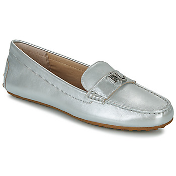 鞋子 女士 皮便鞋 Lauren Ralph Lauren BARNSBURY-FLATS-DRIVER 银灰色
