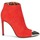 鞋子 女士 短靴 Roberto Cavalli 罗伯特·卡沃利 WDS213 红色