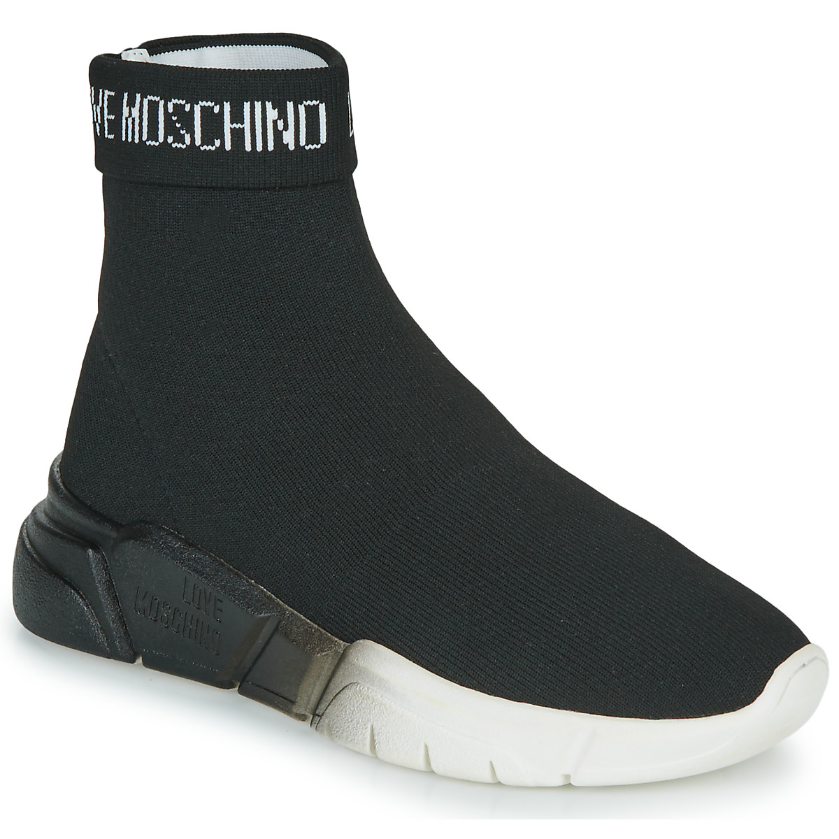 鞋子 女士 高帮鞋 Love Moschino LOVE MOSCHINO SOCKS 黑色
