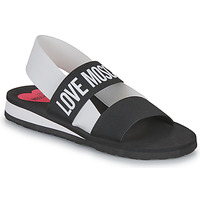 鞋子 女士 凉鞋 Love Moschino ELASTIC BICOLOR 黑色 / 白色