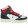鞋子 高帮鞋 Polo Ralph Lauren POLO CRT HGH-SNEAKERS-HIGH TOP LACE 黑色 / 白色 / 红色