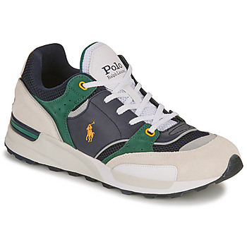鞋子 男士 球鞋基本款 Polo Ralph Lauren TRACKSTR 200-SNEAKERS-LOW TOP LACE 白色 / 海蓝色 / 绿色