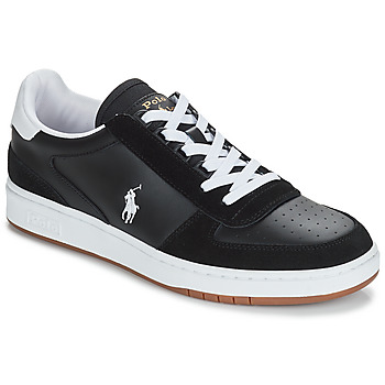 鞋子 球鞋基本款 Polo Ralph Lauren POLO CRT PP-SNEAKERS-ATHLETIC SHOE 黑色 / 白色