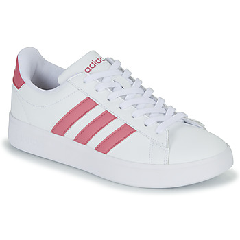鞋子 女士 球鞋基本款 Adidas Sportswear GRAND COURT 2.0 白色 / 玫瑰色