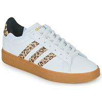 鞋子 女士 球鞋基本款 Adidas Sportswear GRAND COURT 2.0 白色 / Leopard / Gum
