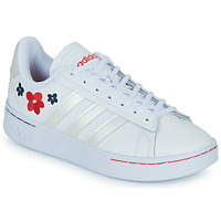 鞋子 女士 球鞋基本款 Adidas Sportswear GRAND COURT ALPHA 白色 / 花
