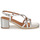 鞋子 女士 凉鞋 Jonak 88-TBC-CUIR-METALLISE-ARGENT 银色