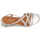 鞋子 女士 凉鞋 Jonak 88-TBC-CUIR-METALLISE-ARGENT 银色