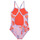 衣服 女孩 单件泳装 adidas Performance 阿迪达斯运动训练 DY MOO SWIMSUIT 紫罗兰 / 橙色