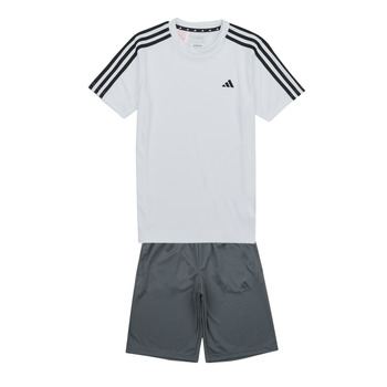 衣服 儿童 女士套装 Adidas Sportswear TR-ES 3S TSET 白色