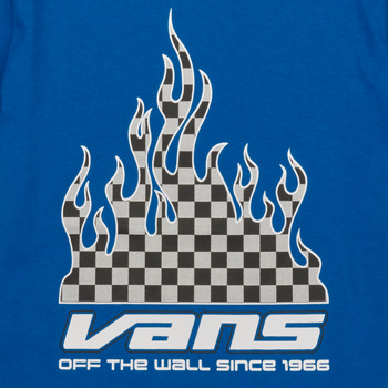 Vans 范斯 REFLECTIVE CHECKERBOARD FLAME SS 蓝色
