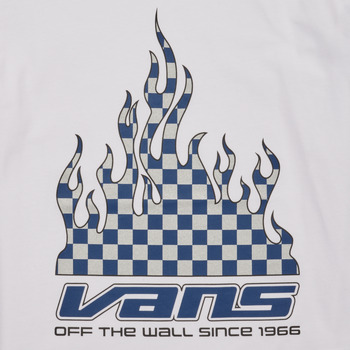 Vans 范斯 REFLECTIVE CHECKERBOARD FLAME SS 白色