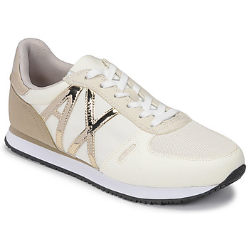 鞋子 女士 球鞋基本款 EMPORIO ARMANI EAX XV137-XDX031 白色 / 米色 / 金色