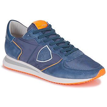 鞋子 男士 球鞋基本款 PHILIPPE MODEL TRPX LOW MAN 蓝色 / 橙色