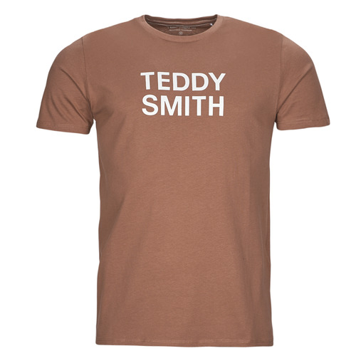 衣服 男士 短袖体恤 Teddy Smith 泰迪 史密斯 TICLASS BASIC MC 棕色