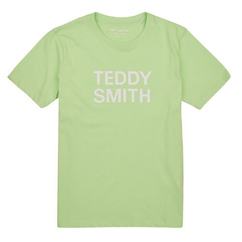 衣服 男孩 短袖体恤 Teddy Smith 泰迪 史密斯 TICLASS 3 MC JR 绿色 / 米色