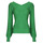 衣服 女士 羊毛衫 Vero Moda VMNEWLEXSUN LS DOUBLE V-NCK BLOU GA REP2 绿色