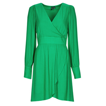 衣服 女士 短裙 Vero Moda VMPOLLIANA LS SHORT DRESS WVN 绿色