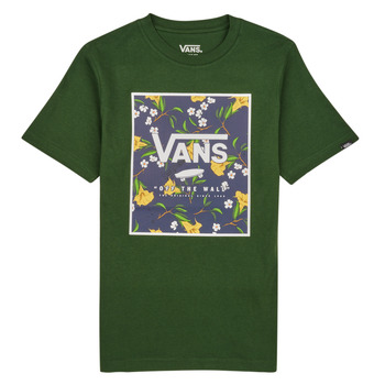 衣服 儿童 短袖体恤 Vans 范斯 BY PRINT BOX BOYS 绿色