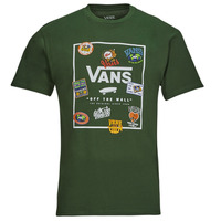 衣服 男士 短袖体恤 Vans 范斯 MN CLASSIC PRINT BOX 绿色