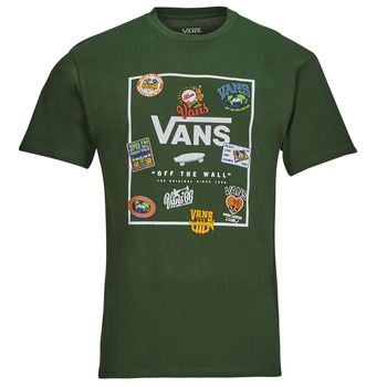 衣服 男士 短袖体恤 Vans 范斯 MN CLASSIC PRINT BOX 绿色