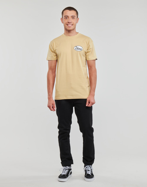 Vans 范斯 GAS STATION LOGO SS TEE 米色