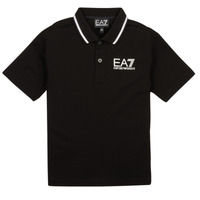 衣服 男孩 短袖保罗衫 EA7 EMPORIO ARMANI 97 黑色